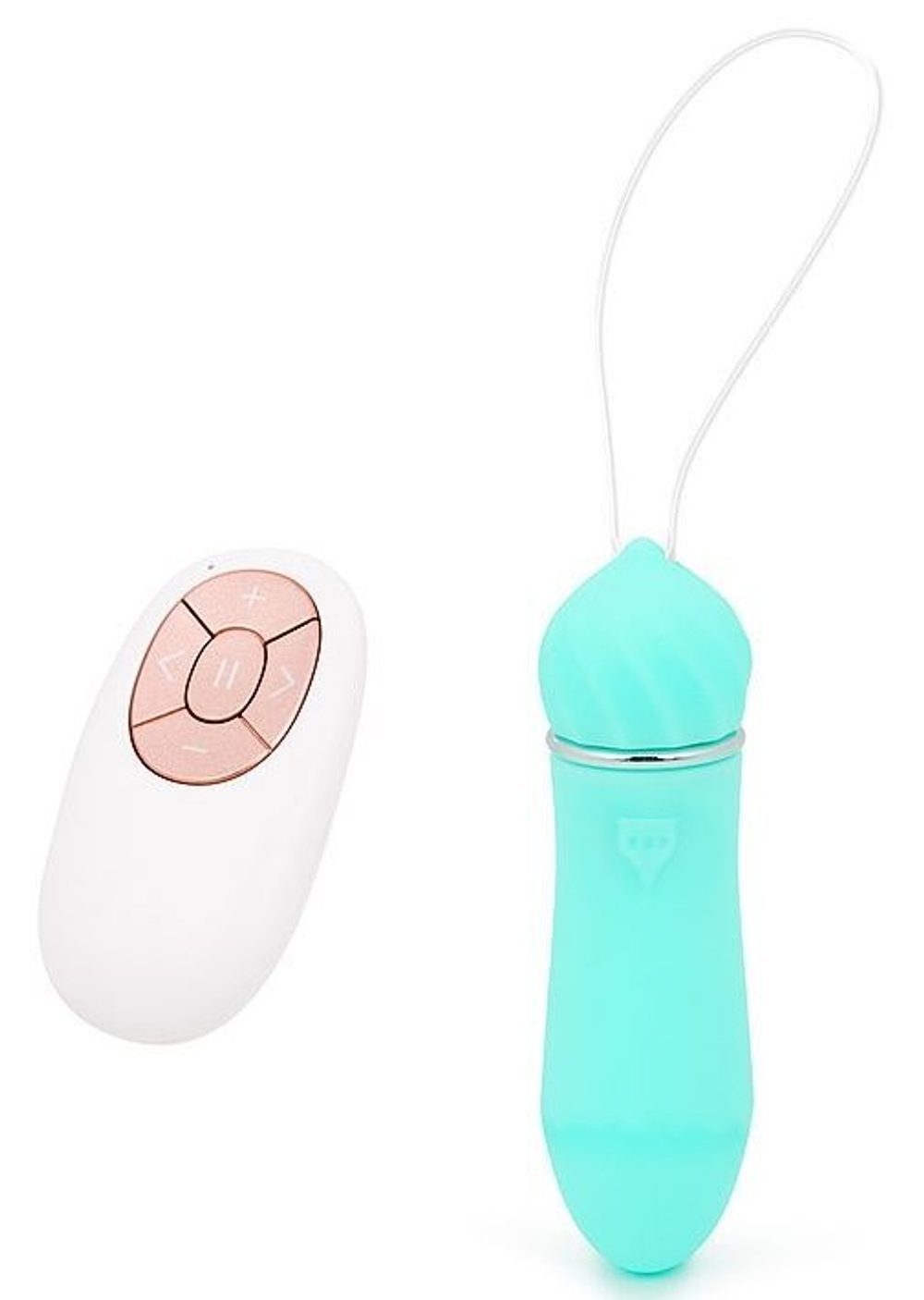 Бирюзовое виброяйцо LiLi с пультом ДУ (Цвет: бирюзовый)