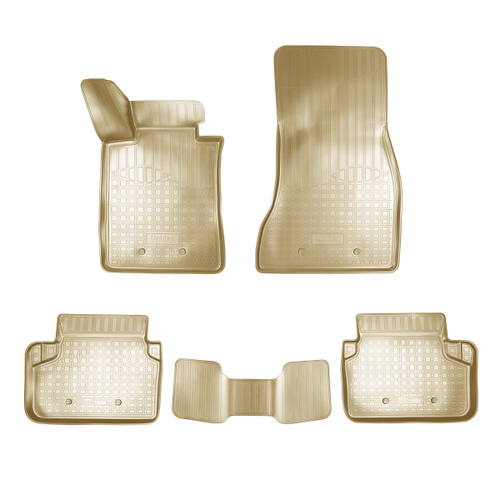 Ковры в салон Norplast/Unidec для BMW 5 в кузове G30 (2016-)Полиуретан,Бежевый, арт.NPA11-C07-160-B