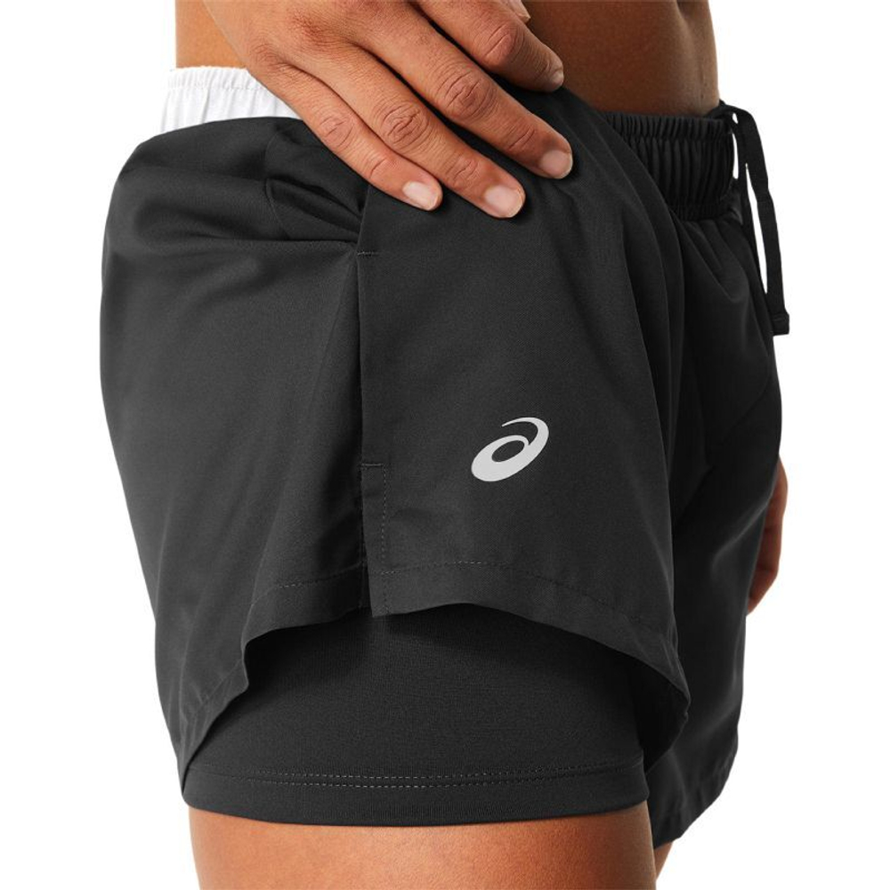 Женские Шорты теннисные Asics Court Short - performance black