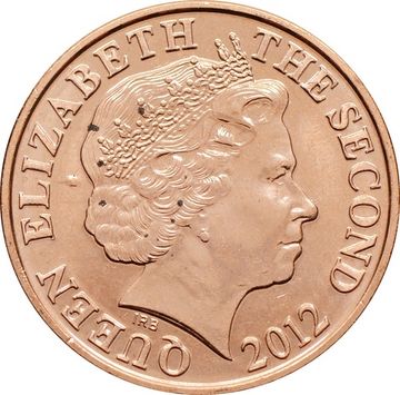 1 пенни 2012 Джерси