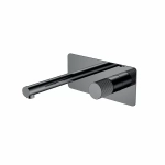 Смеситель для раковины Boheme Stick 125-SGM.3 оружейная сталь/ручка LINEA