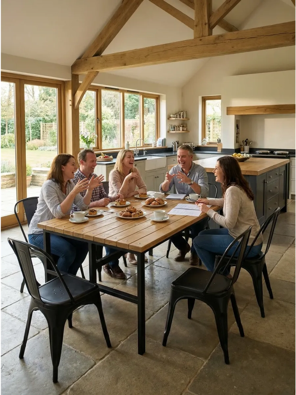 Стол садовый обеденный для дачи