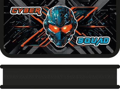 Пенал 1 секц. средний 190/90 "Кибер бот 2025" (Пчёлка)