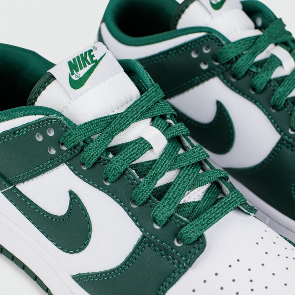 кроссовки Nike Dunk Low Classic Green / White Wmns