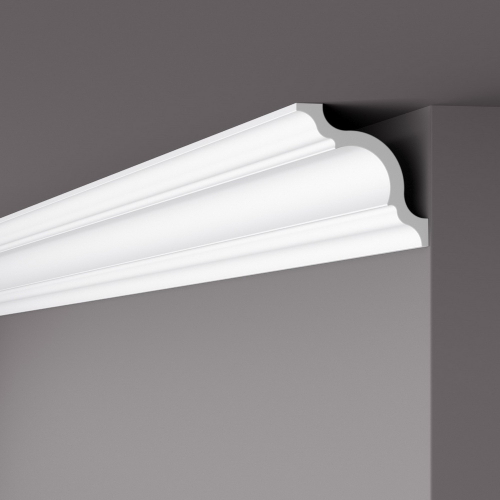 Плинтус потолочный 110х110х2000мм NMC LX-150 белый пенопол. 30шт/уп