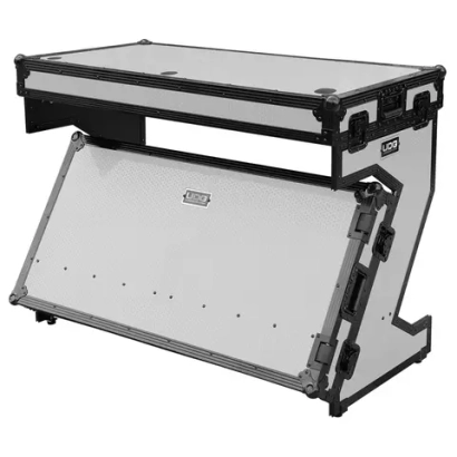 Стол диджейский UDG Ultimate Flight Case Portable Z-Style DJ Table Plus (Wheels) White