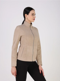 Кожаная куртка демисезонная замшевая двухсторонняя