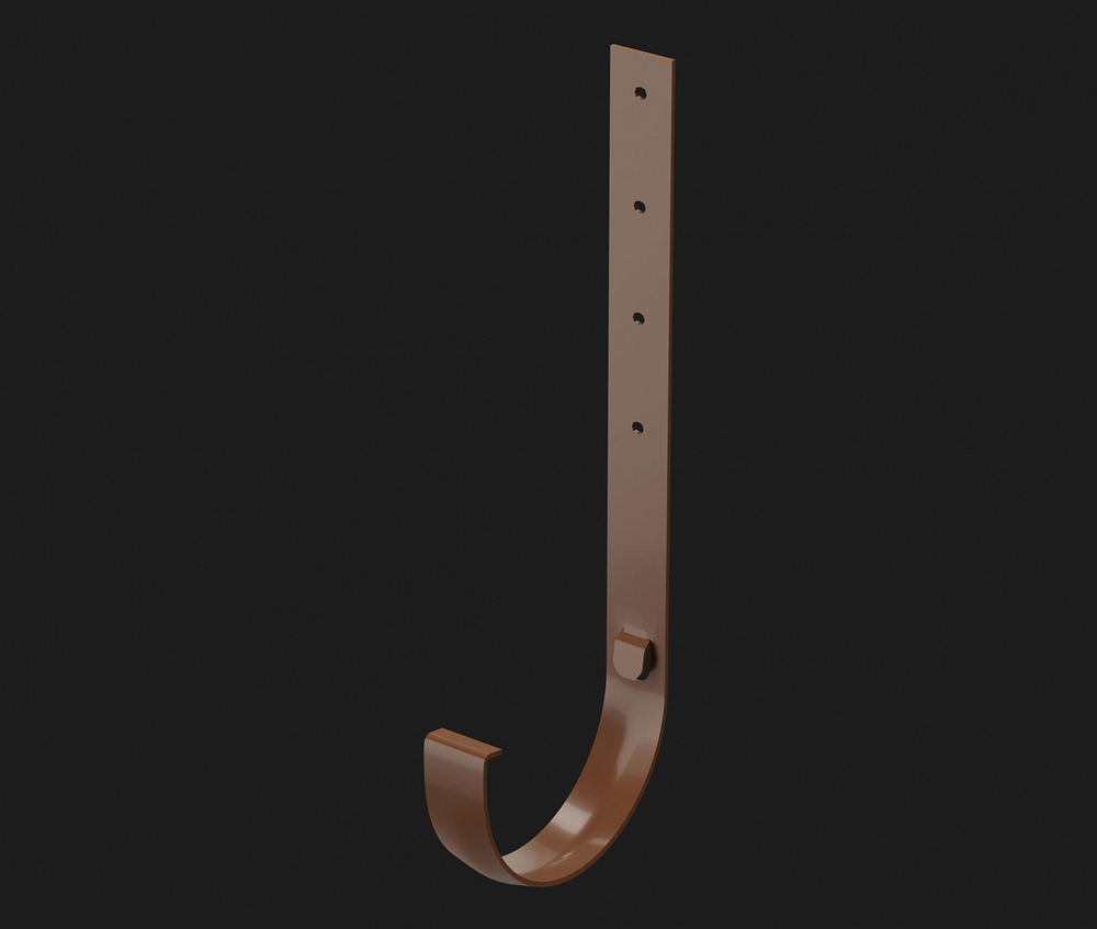 Döcke PREMIUM Кронштейн желоба металлический 300мм (Каштан)