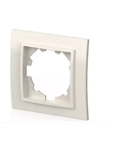 Рамка 1 Пост Универсальная Белая ZENA EL-BI