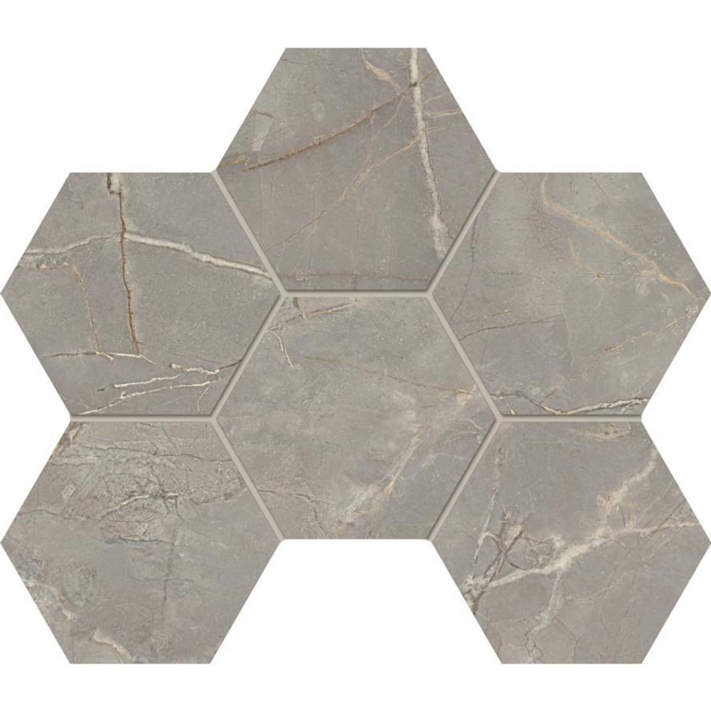 Estima Bernini BR03 Grey Hexagon Полир. 25x28.5