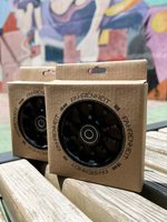 Набор колес (2 шт) Fahrenheit 110*24 mm 10-Spoked, чёрный