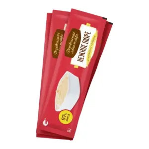 Деревенские лакомства для кошек Нежное пюре, из креветки