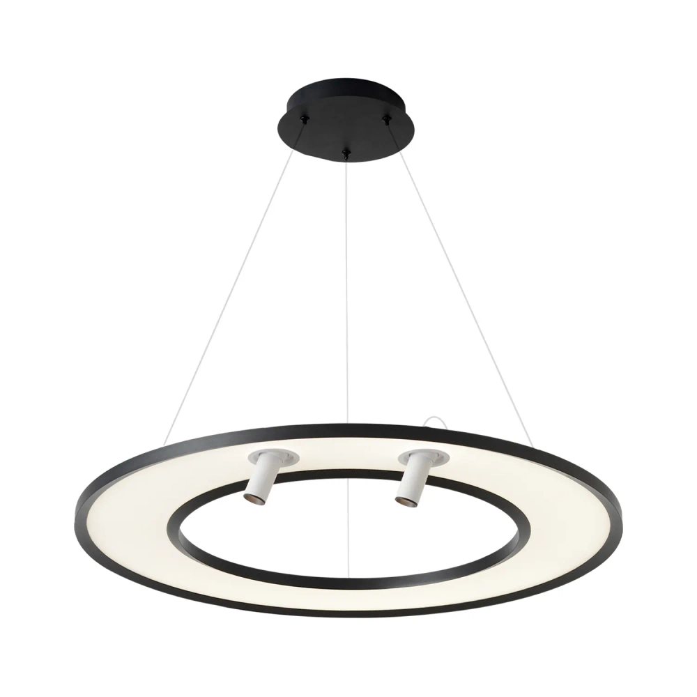 Светильник подвесной Crystal Lux CONTOUR SP50W LED BLACK
