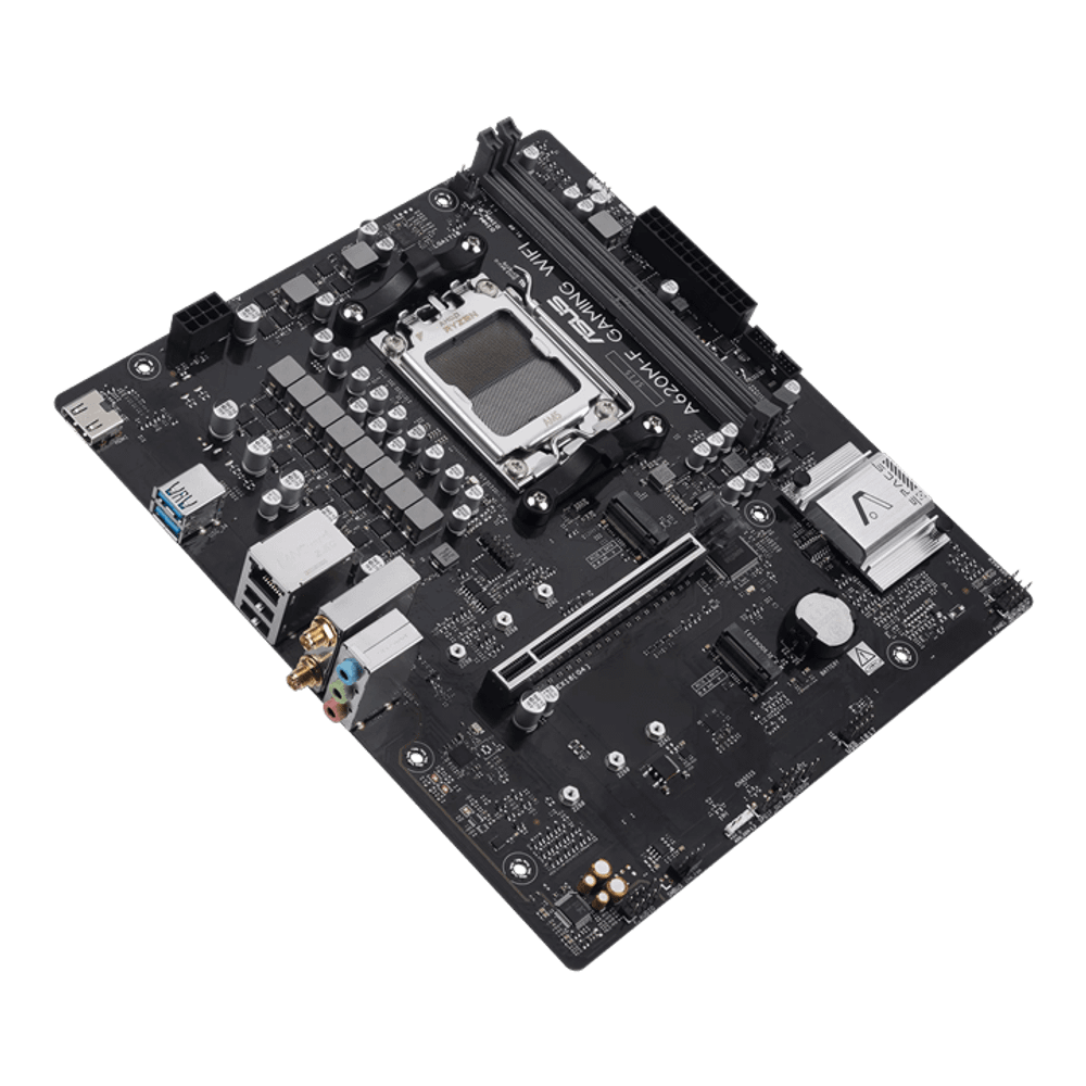 Материнская плата ASUS A620M-F GAMING WIFI AM5 2xDDR5 Non-SATA 2xM.2 HDMI mATX