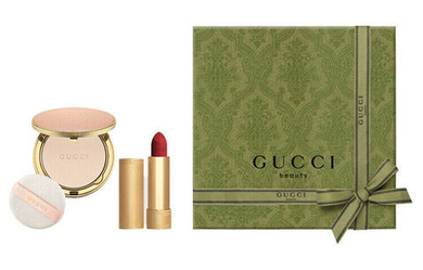 Набор декоративной косметики GUCCI Mist Luminous Makeup Sets Velour Satin Матовыйe Finish Complexion 2-Piece Set