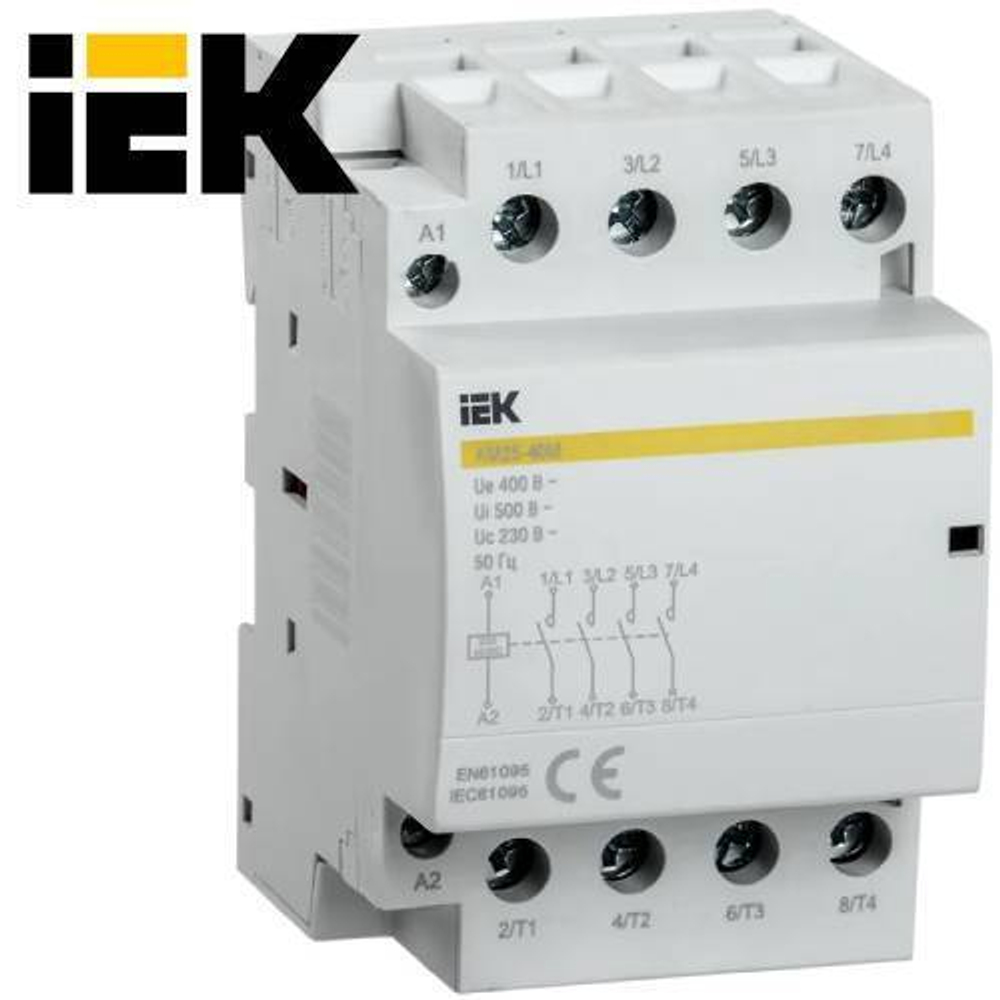 Контактор модульный КМ25-40М AC/DC IEK