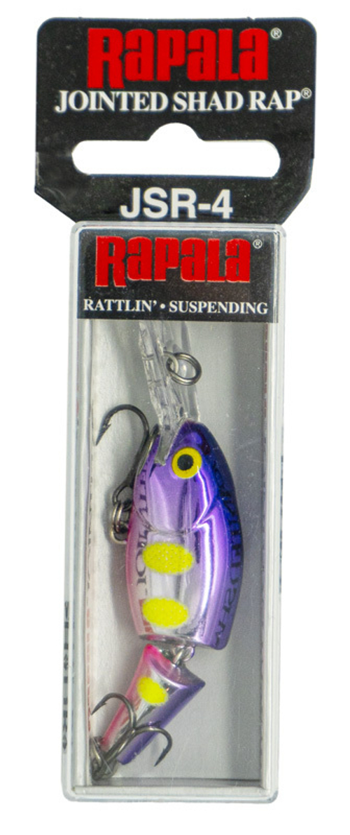 Воблер RAPALA Jointed Shad Rap JSR04 / 4 см, 5 г, цвет VDH