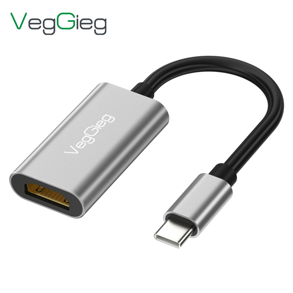 Type-C 3.1 на HDMI адаптер VegGieg | 4K 30 Гц | Алюминиевый корпус | Без драйверов