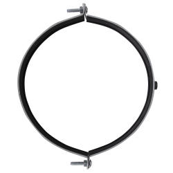 Хомут для воздуховода SHUFT с резиновым профилем 200мм (гайка)