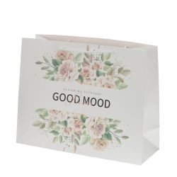 GAEM Пакет подарочный L (бумага 250г/м2, блок 12шт), L42 W15 H33 см, 4в.