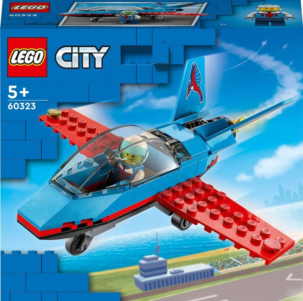 Конструктор LEGO City 60323 Трюковый самолёт