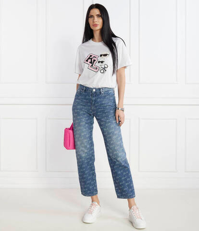 Джинсы karl aop gf Karl Lagerfeld - голубой(240W1108)