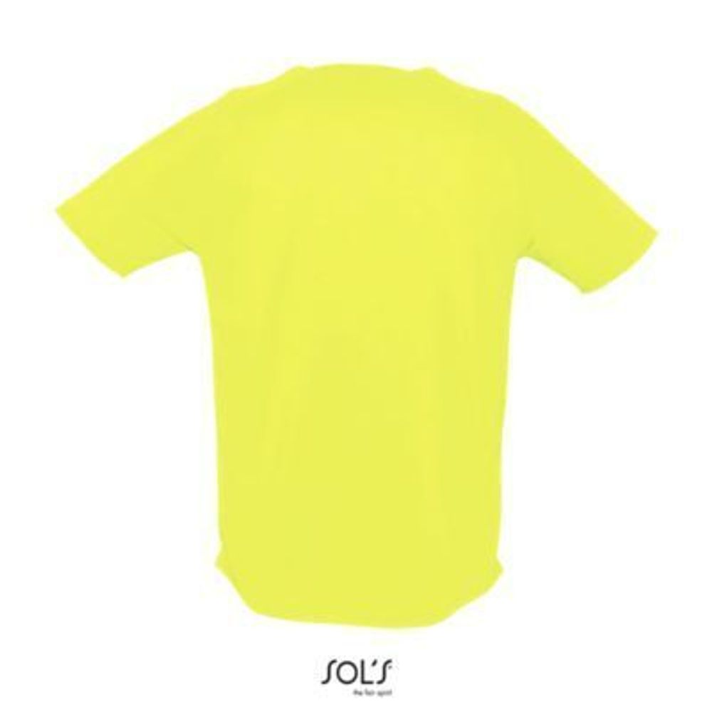 Футболка SPORTY, мужская, полиэстер 140. Жёлтый  S