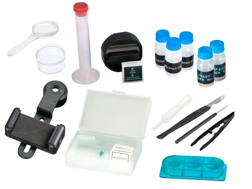 Микроскоп Bresser National Geographic 40x-800x с держателем для смартфона