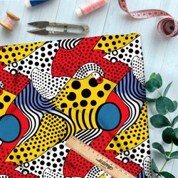 Ткань премиум таффета абстрактное путешествие сознания