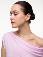 Чокер "Amour" с горным хрусталем Silver