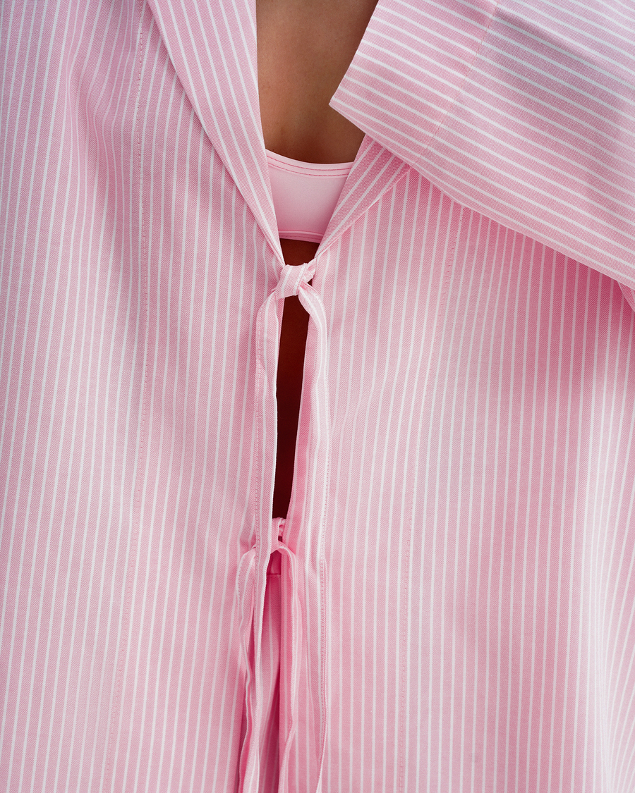 №038 Пижама городская (розовая полоска)