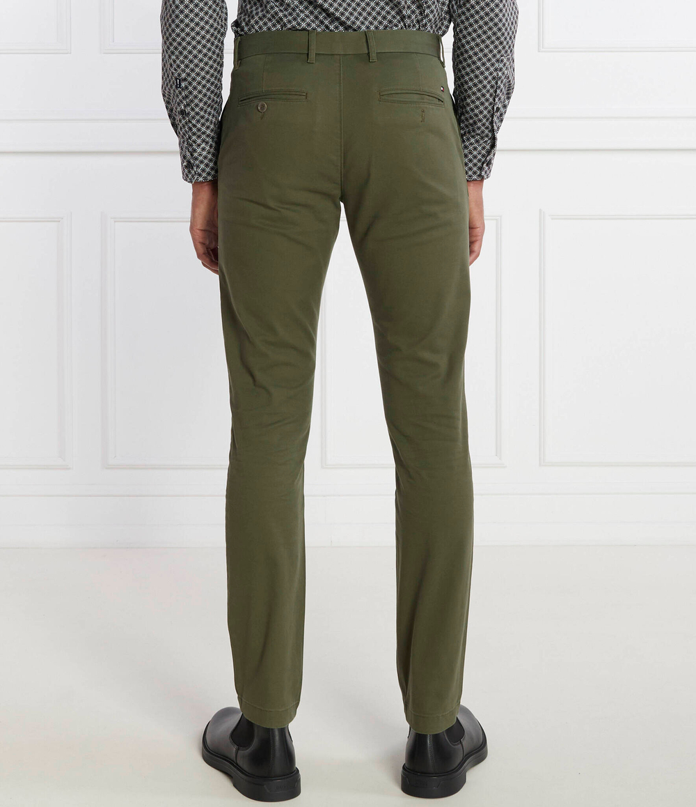 штаны chino Tommy Hilfiger - зеленый(MW0MW26619)