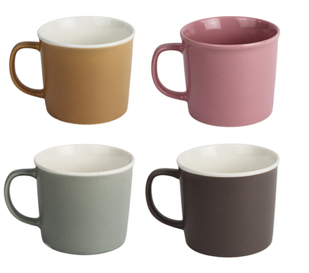 Кружка 400мл однотон/белая