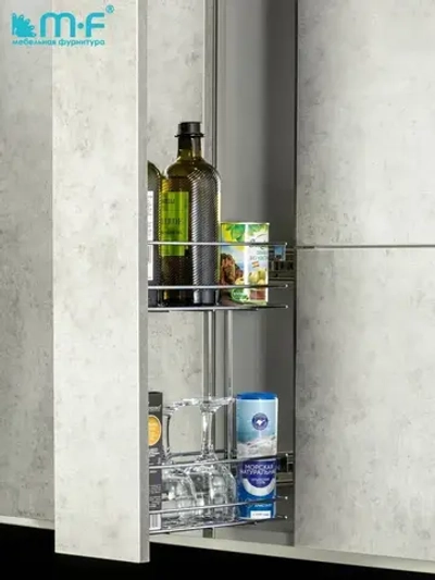 Бутылочница в верхнюю базу 150 мм с направляющими