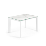 Стол Atta с белыми ножками 120(180)x80 см