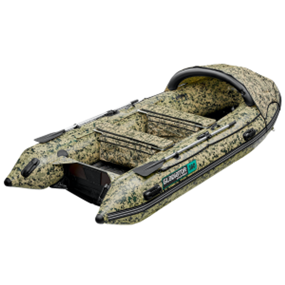 Лодка ПВХ Gladiator AirPro E380Pro НДНД Camo
