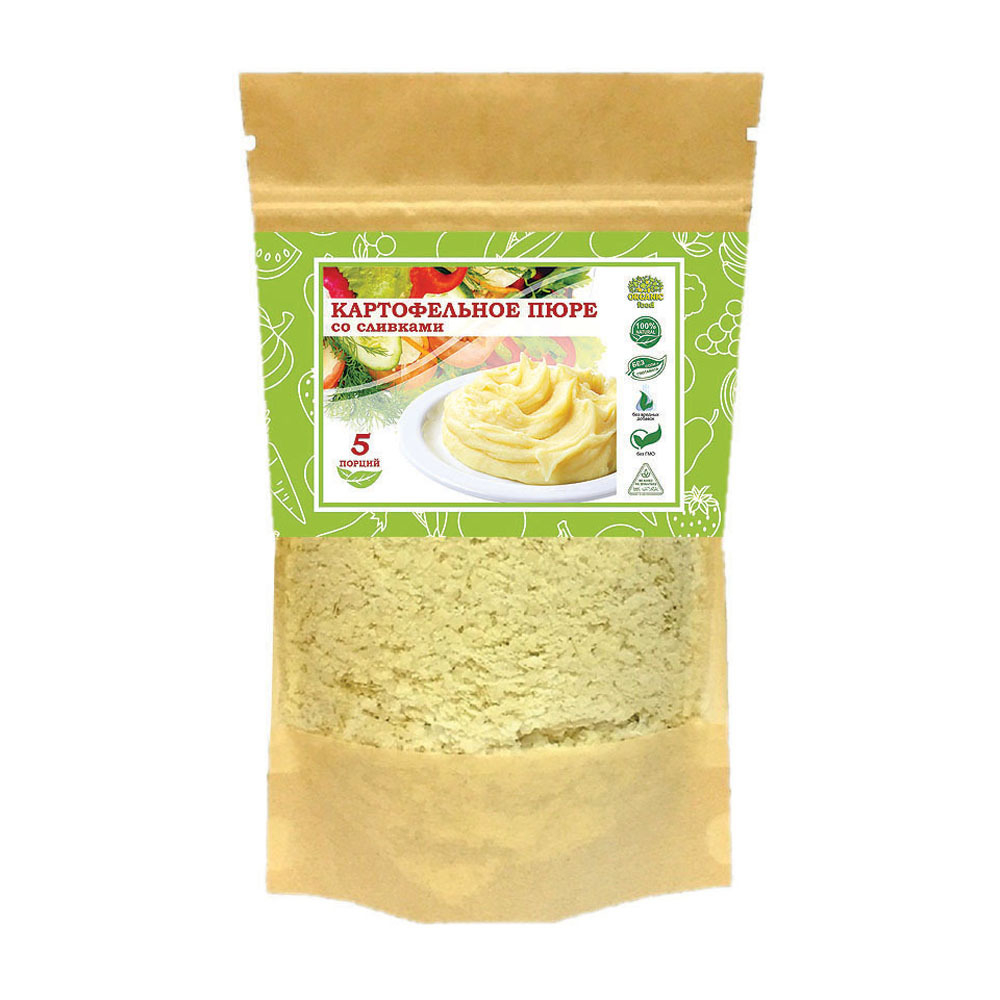 Organic Food Картофельное пюре со сливками, 60 гр