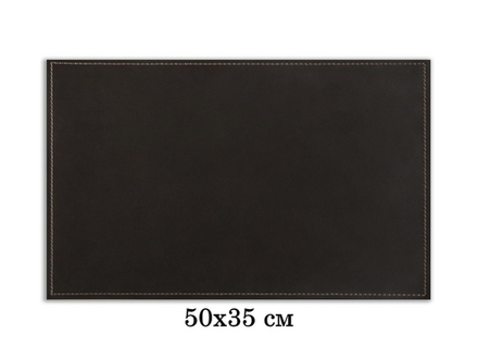 прямоугольный кожаный бювар "Бизнес" 50*35 см