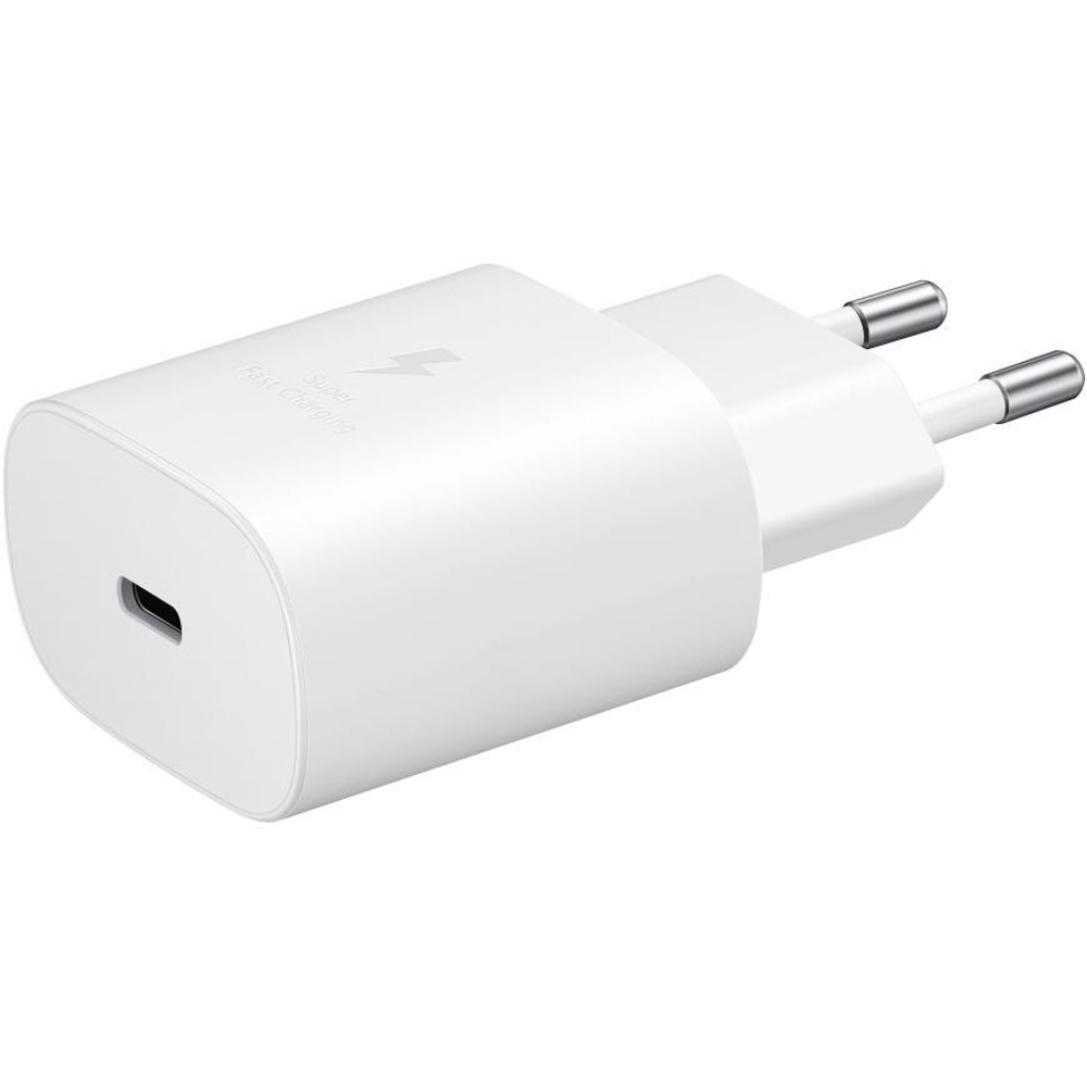 Сетевое зарядное устройство Samsung мощностью 25 Вт (USB-C) и кабель USB-C (1 м) (EP-TA800), белый