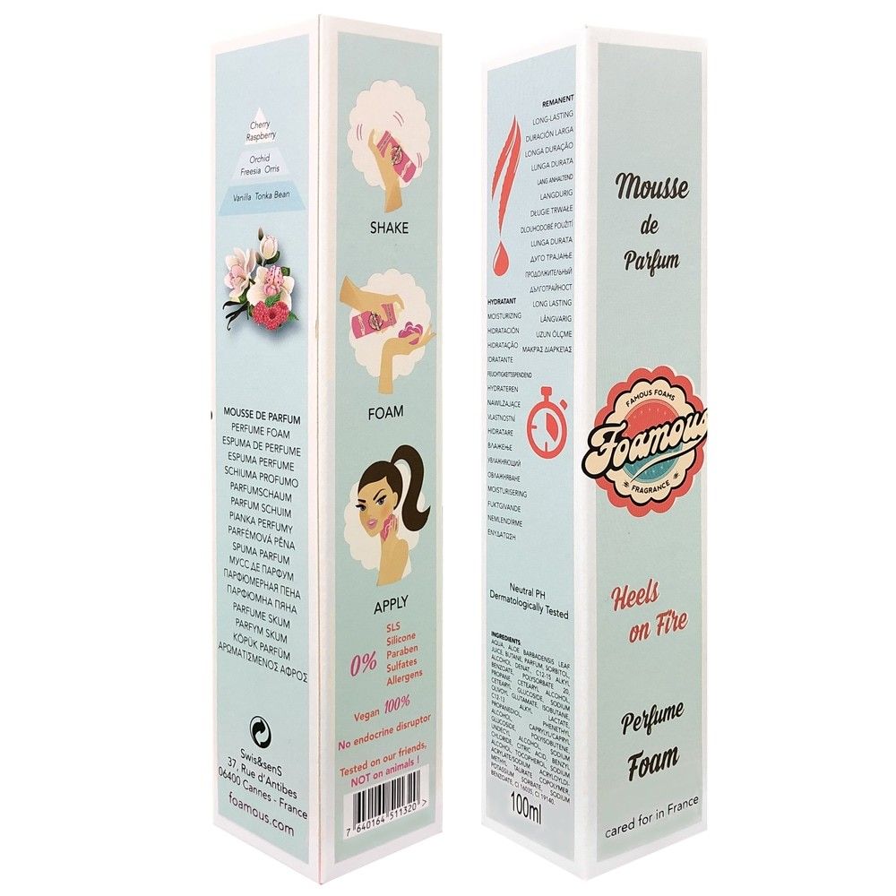 Foamous Heels on Fire