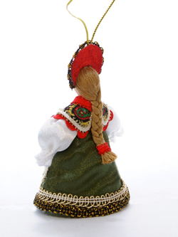 Кукла-подвеска в костюме Русская красавица