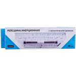 Рейсшина 30см, металлический ролик,  Спейс