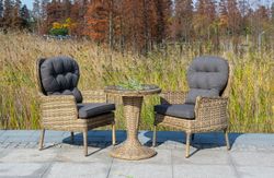 "Алиса" кресло плетеное, цвет соломенный