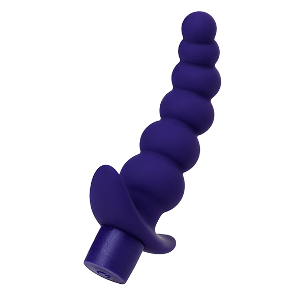 Фиолетовый силиконовый анальный вибратор 13,5см ToyFa ToDo Dandy 358004