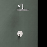 Встраиваемый смеситель для душа с тропическим душем TITANIUM K1818013