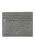 Картхолдер METROPOLITAN CROCO серого цвета