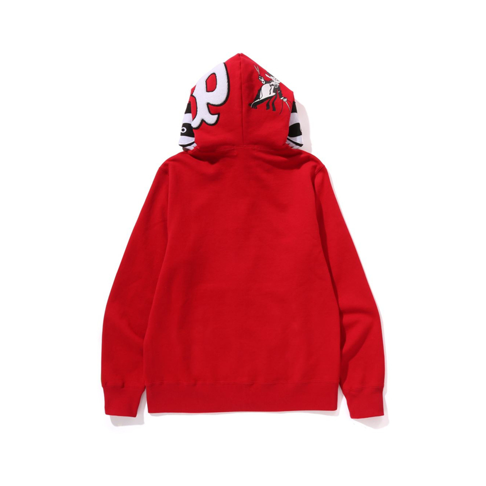 A Bathing Ape Panda Full Zip Худи Ladies красный