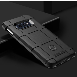 Чехол для Samsung Galaxy S10e цвет Black (черный), серия Armor от Caseport