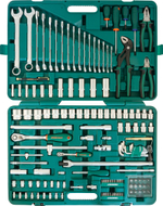 S04H524142S Набор инструмента универсальный 1/4", 1/2"DR, 142 предмета