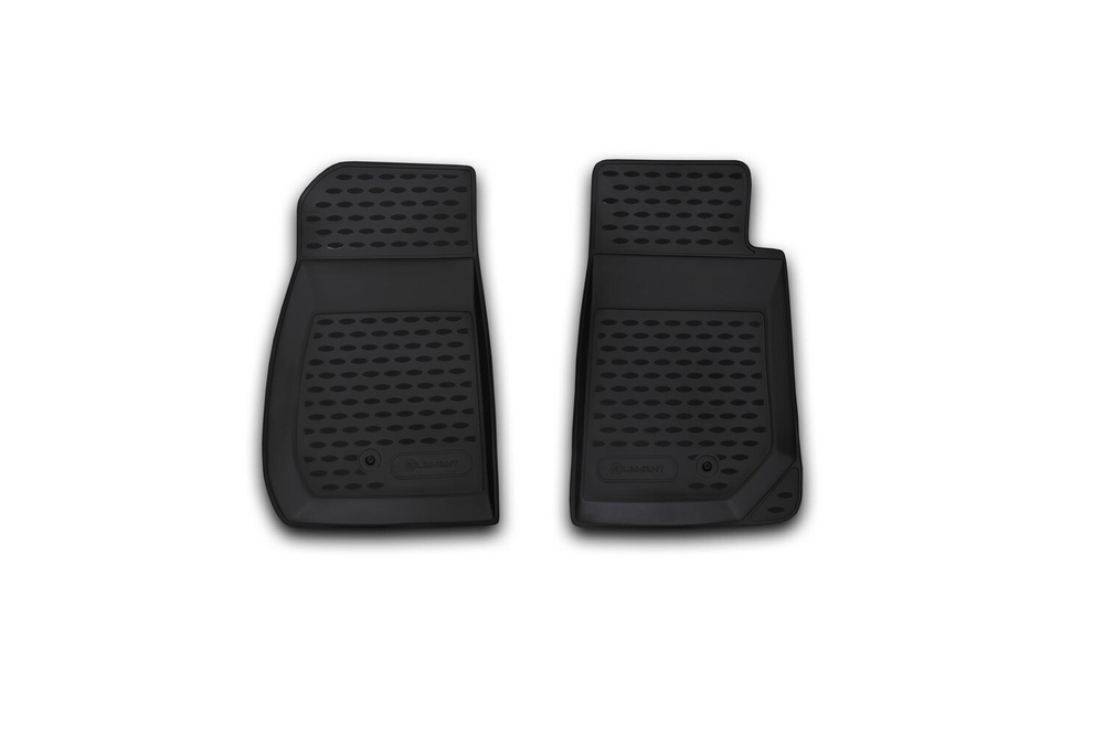 Коврики Standard, в салон JEEP Wrangler 2 doors, 2007-  2 шт. передние (полиуретан, чёрные) Element.NLC.24.08.210